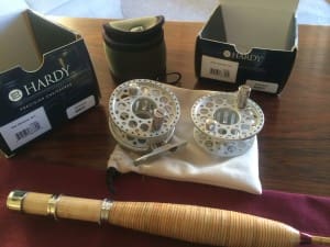 HARDY 2 3/4", MARKSMAN #3/4 WT.NEW. 2 3/4" HARDY MARKSMAN #3/4. 3 1/2 oz. Cap. WF-4 + 55 m. . NEW in Box.